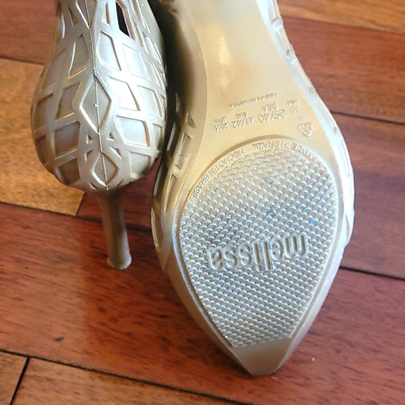 Jean-Paul GAULTIER x Melissa Rubber Mesh Heeled Sandal - Picture 12 of 15